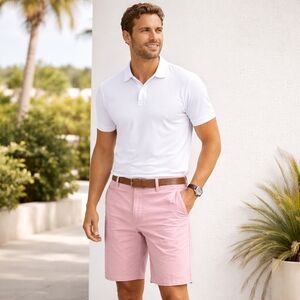 J.Crew Pink Bermuda Walking Shorts 34